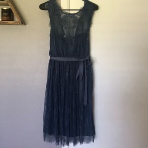 BHLDN Anthropologie Dress in Blue Size 2